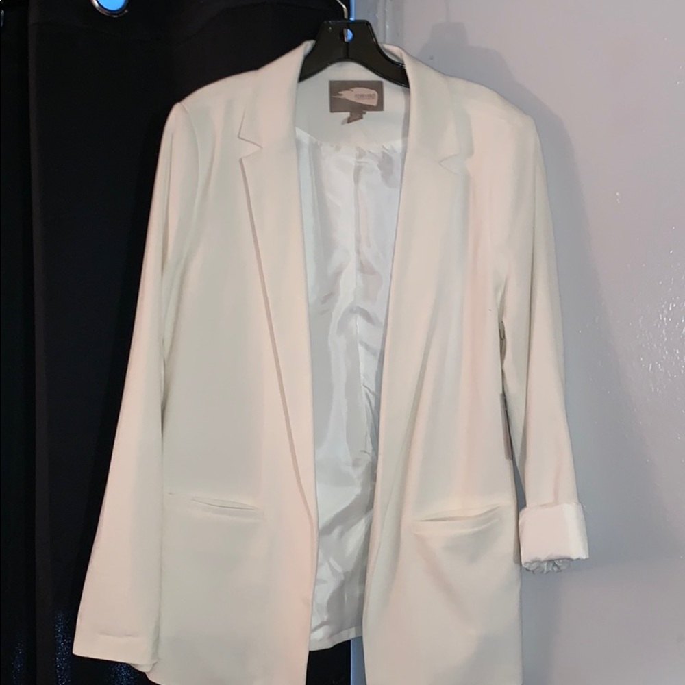 White blazer. .